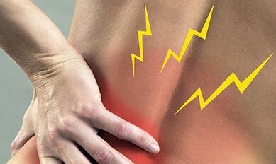 Lumbar Osteokondrosiaren sintomak